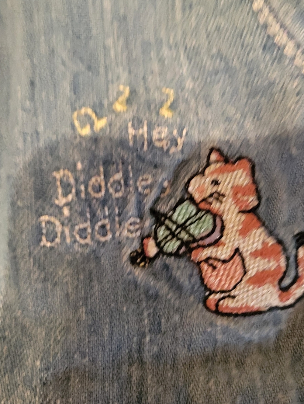 Vintage Carter's Denim Dress - Picture 2 of 3
